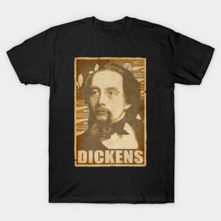 Charles Dickens Propaganda Pop Art T-Shirt